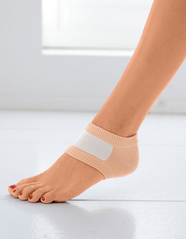 Protège-talons avec gel - la paire (chair)