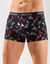 Boxer imprimé géométrique - lot de 4 (noir)