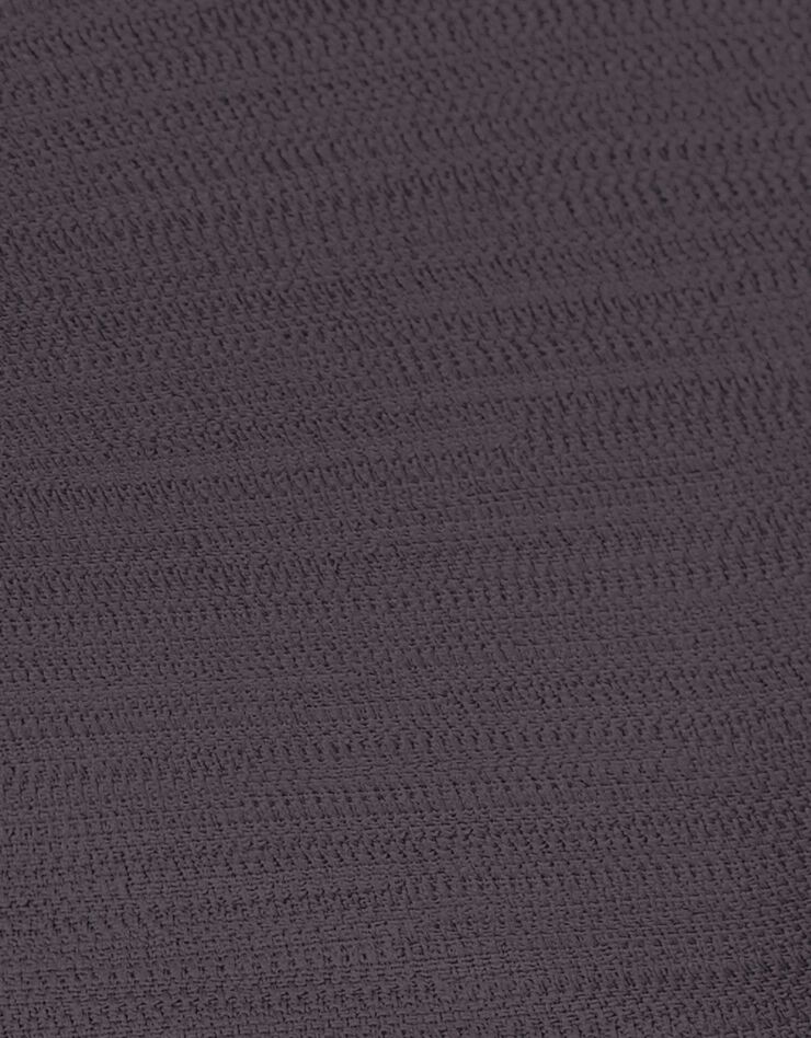 Housse extensible unie spéciale fauteuil rustique (gris)