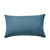 Housse de coussin unie bachette - lot de 2 (bleu)