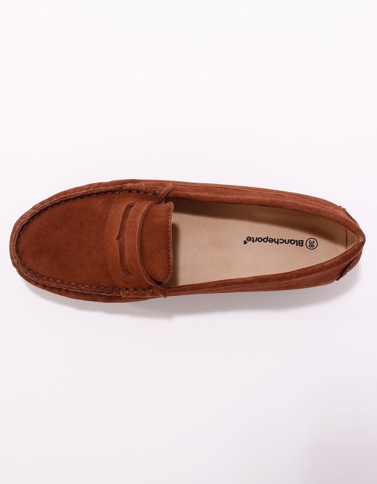 Mocassins en croûte de cuir - marron (marron) Mocassins en croûte de cuir - marron (marron)