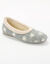 Chaussons forme ballerines (gris)