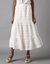 Jupe longue, broderie anglaise (écru)