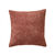 Housse de coussin unie tissage chenille - lot de 2 (rose blush)