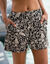 Short large fluide imprimé (noir / blanc)