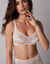 Soutien-gorge maille satinée et dentelle Salford sans armatures - lot de 2 (coq + grenat)