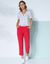 Pantalon 7/8ème fuselé fluide (framboise)