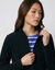 Veste zipp&eacute;e maille polaire, manches longues (noir)