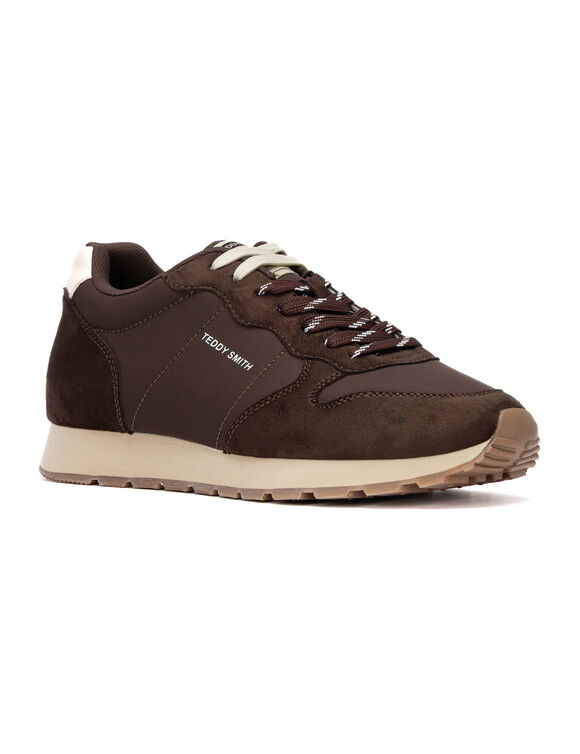 Baskets homme lacets fantaisie  (chocolat)