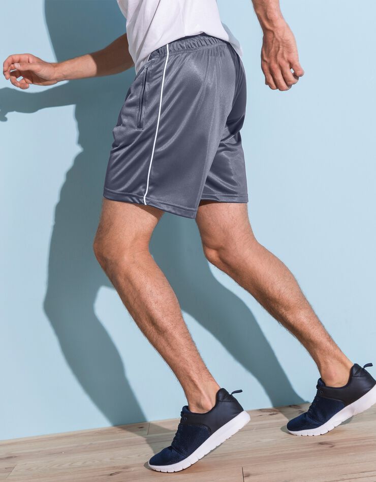 Short sport élastiqué (gris) Short sport élastiqué (gris)