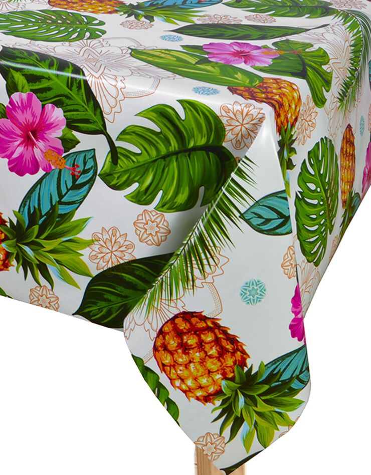 Nappe toile cirée Polynésia (multicolore) Nappe toile cirée Polynésia (multicolore)