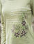 T shirt manches longues imprimé fleuri (vert tilleul)