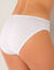 Culotte midi côtes plates - lot de 6 (blanc)