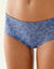 Shorty coton stretch imprimé "paon" - lot de 4 (bleu)