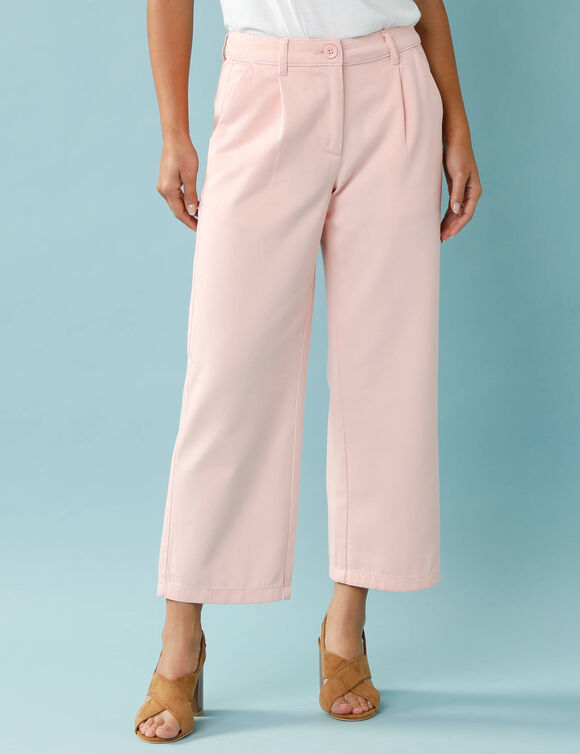 Pantalon 7/8 couleurs, Sp&eacute;cial Petite  (rose p&acirc;le)