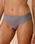 Culotte microfibre et tulle plumetis effet seconde peau forme midi Paia - lot de 2  (gris)