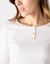 Tee-shirt pyjama manches longues (ivoire)