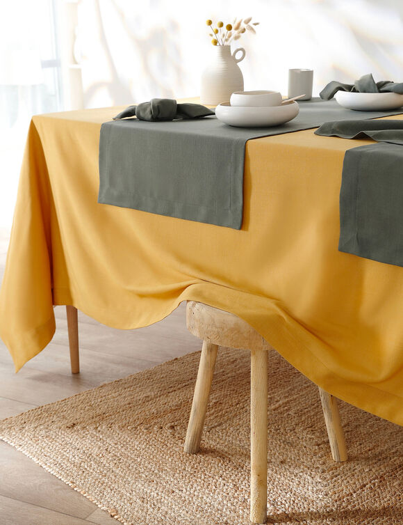 Nappe infroissable (curry)