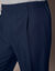 Pantalon ville ceinture ajustable invisible - polyester (marine)