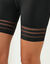Panty  maille fantaisie gainante  - maintien intense (noir)