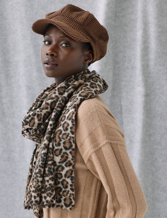 Casquette velours r&eacute;glable (chocolat)