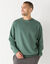 Sweat molleton col rond (vert foncé)