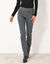 Jegging denim taille élastiquée - petite stature (gris foncé)