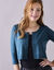 Gilet boléro boutonné (vert émeraude)