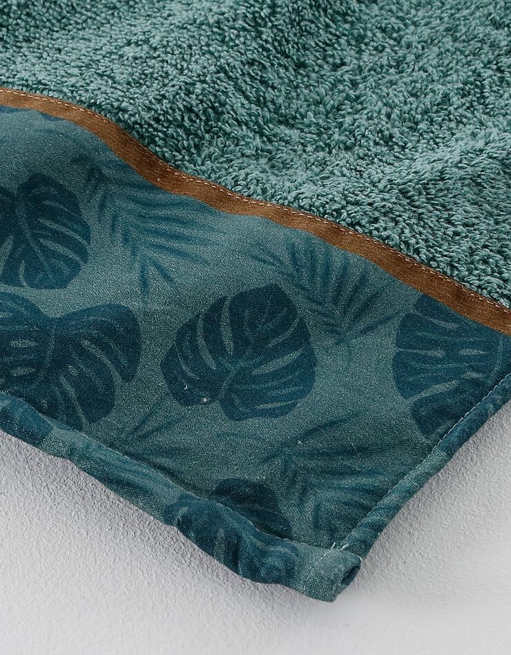Éponge coton liteau motif jungle - 420 g/m² (eucalyptus) Éponge coton liteau motif jungle - 420 g/m² (eucalyptus)