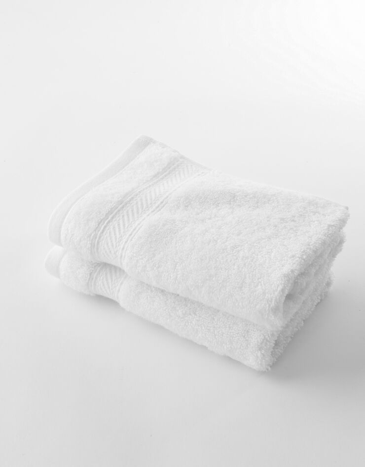 Éponge unie 540g/m2 confort luxe (blanc)