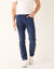 Pantalon 5 poches confort ceinture élastiquée gabardine - L30 (marine)