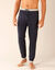 Pantalon pyjama bas resserrés - lot de 2 (gris + marine)