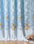 Panneau motif papillons modulable  en hauteur finition galon fronceur (peint)