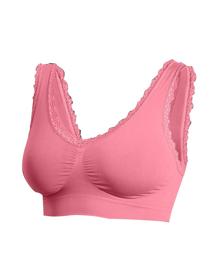 Soutien-gorge brassière Bravolace Bravo™ - lot de 3 (rose/rouge/fuchsia) Soutien-gorge brassière Bravolace Bravo™ - lot de 3 (rose/rouge/fuchsia)