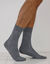 Mi-chaussettes fil d'Ecosse effet massant - lot de 2 paires (gris)