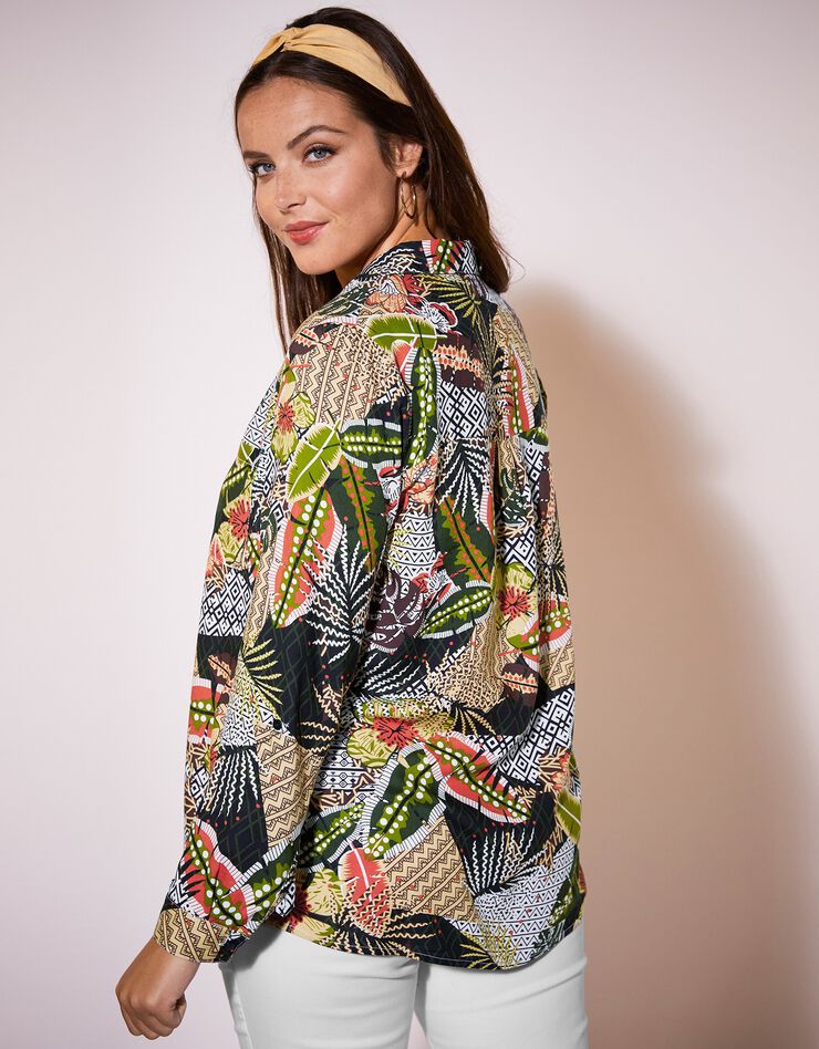 Chemise imprimée (noir / paprika) Chemise imprimée (noir / paprika)