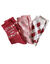 Chaussettes fantaisie motifs &laquo; automne &raquo; et losanges - lot de 3 paires (rose / tomette)