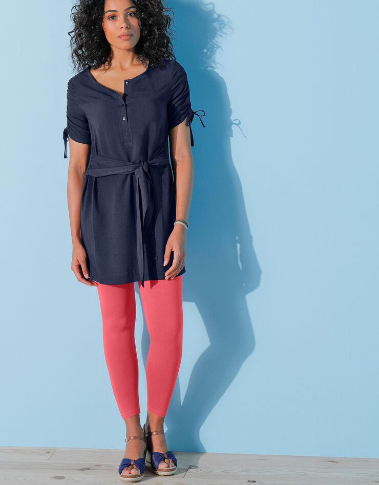 Legging taille élastiquée (corail) Legging taille élastiquée (corail)