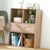 Meuble de rangement ORIGAME - 4 cases, 1 tiroir (naturel)