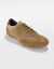 Derbies cuir à lacets détails perforés (taupe)