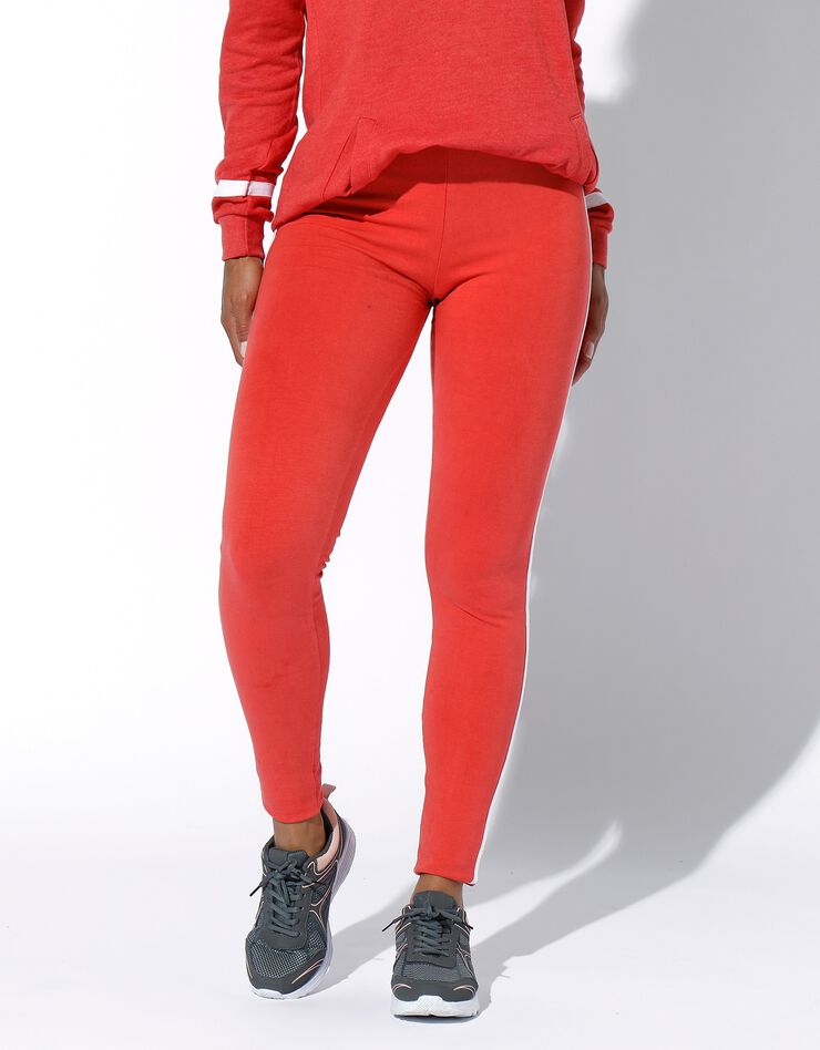 Legging bicolore (corail / blanc) Legging bicolore (corail / blanc)