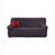 Housse extensible unie canapé fauteuil accoudoirs (gris)