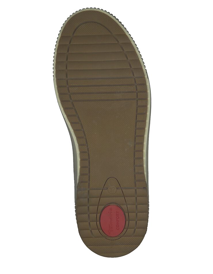 Bottines montantes nubuck à lacets zippées (taupe) Bottines montantes nubuck à lacets zippées (taupe)