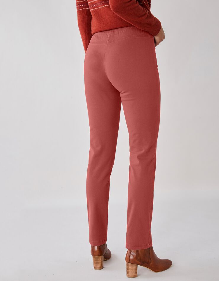 Pantalon sculptant effet ventre plat taille élastiquée (tomette) Pantalon sculptant effet ventre plat taille élastiquée (tomette)