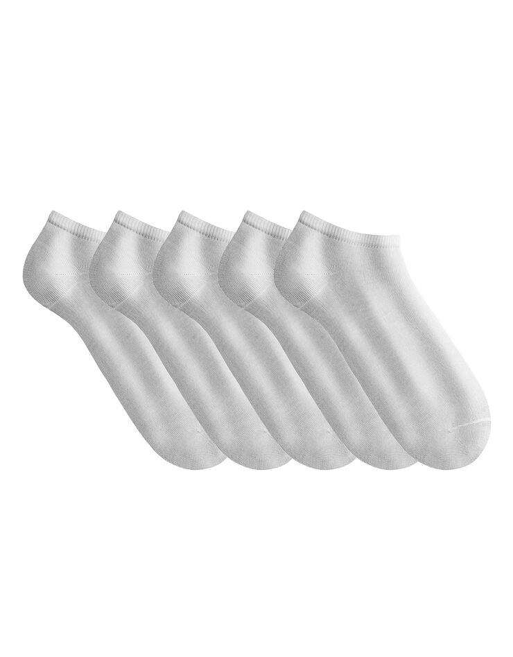 Socquettes sport - lot de 5 paires (blanc) Socquettes sport - lot de 5 paires (blanc)
