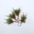 Rond de serviettes, décoration sapin - lot de 4  (vert)