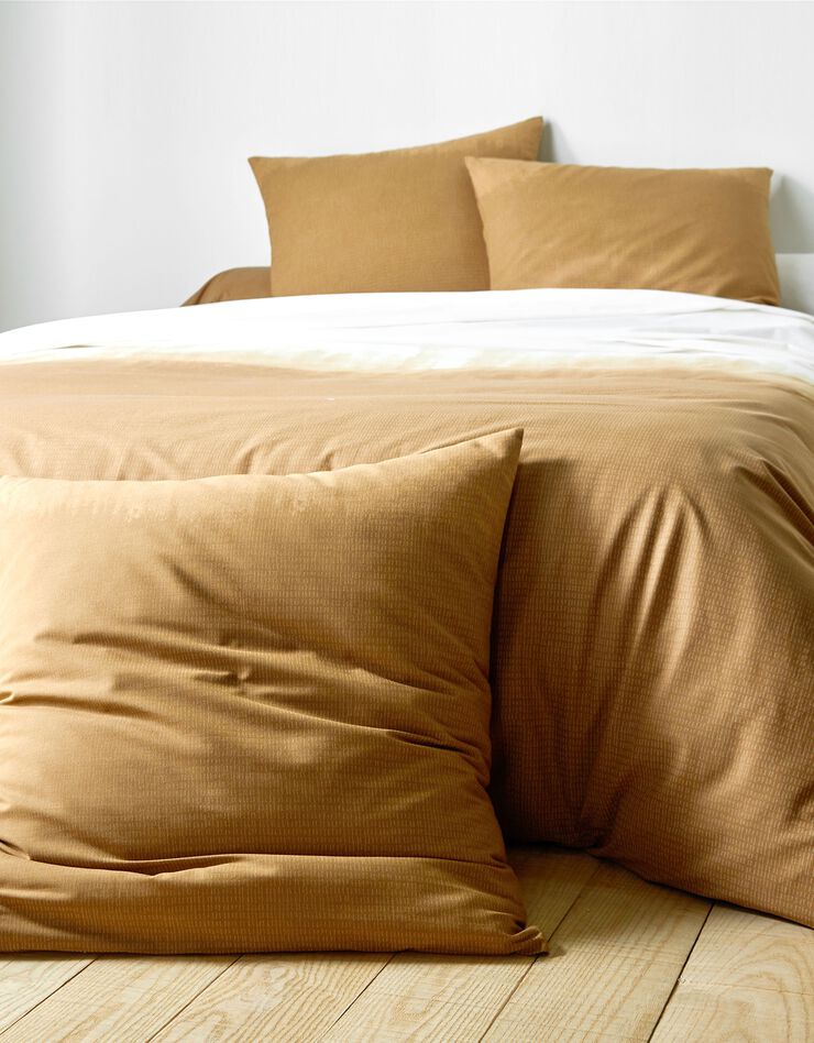 Linge de lit Abysse en coton (sable)