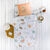 Linge de lit enfant Chafou imprimé chats - coton  (blanc)