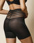 Panty maille et tulle sculptants - maintien intense (noir)