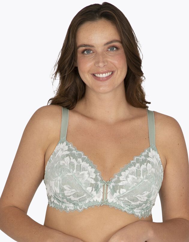 Soutien-gorge à armatures Dentellissime WELL® (jade)